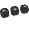 3 Black Velvet Clip Ring Display Stand Jewelry Showcase